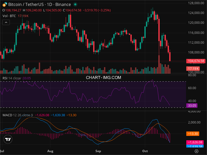 2025-10-17 比特币15分钟短线分析：技术指标指引入场