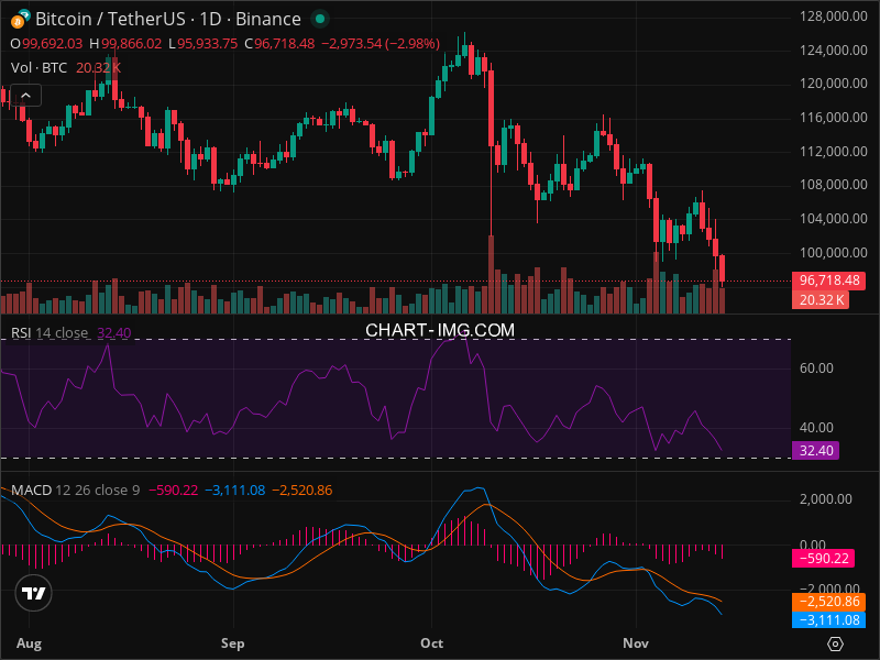 2025-11-14 比特币15分钟短线分析：做空