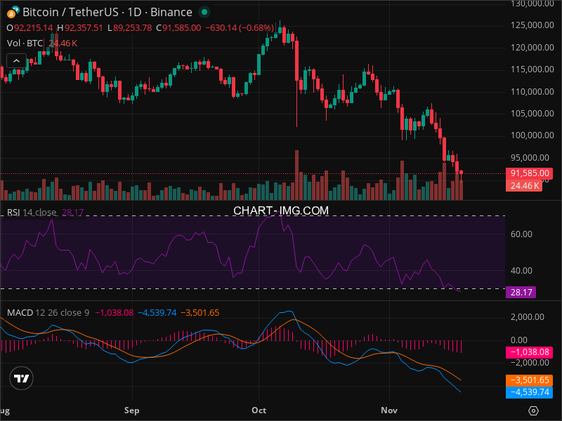2025-11-18 比特币15分钟短线分析：做空策略